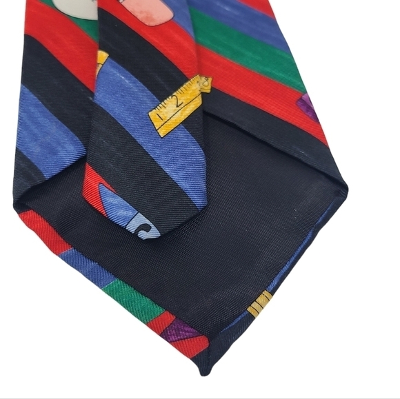 The Save the Children Collection | Multicolored Crayon Printed Novelty Tie (OS) - Picture 7 of 10